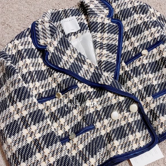 BRAND NEW SANDRO SET, JACKET AND SKIRT, SIZE M, price is for whole set - Picture 2 of 13